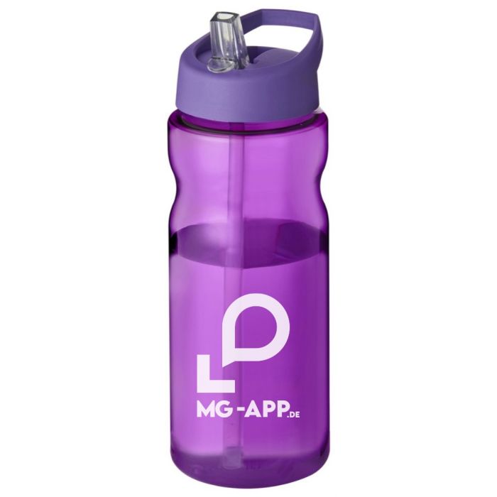 H2O Active® Eco Base 650 ml Sportflasche mit Ausgussdeckel - lila