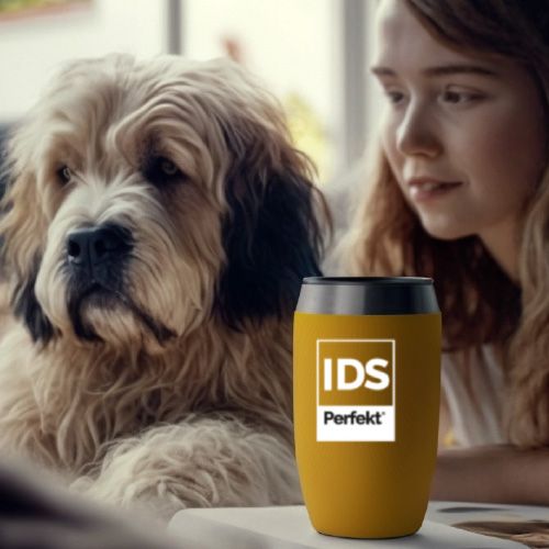 IDS-Tasse-Frau-Hund